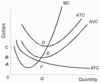 Solved he vertical distance between ATC and AVC reflects:A | Chegg.com ...