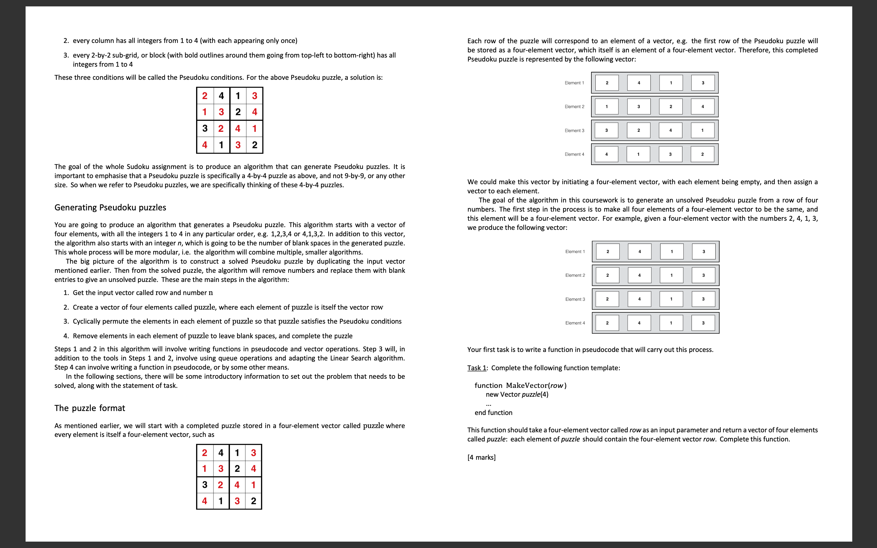 coursework assignment sudoku assignment