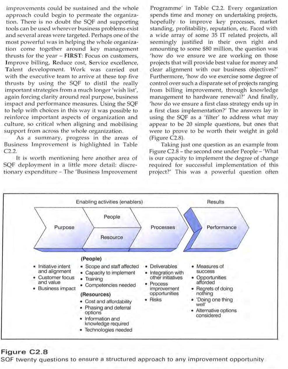 improving performance in business services case study answers