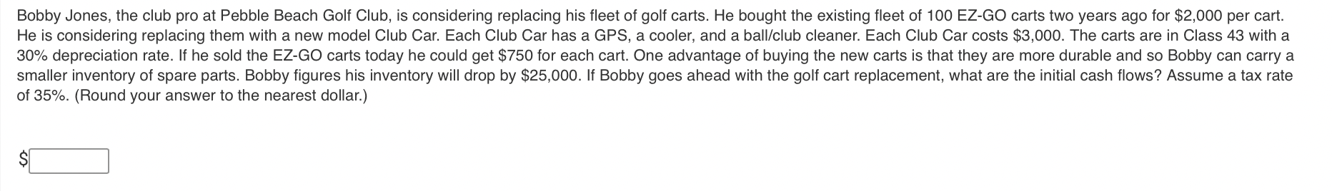 Bobby Jones, the club pro at Pebble Beach Golf Club, | Chegg.com