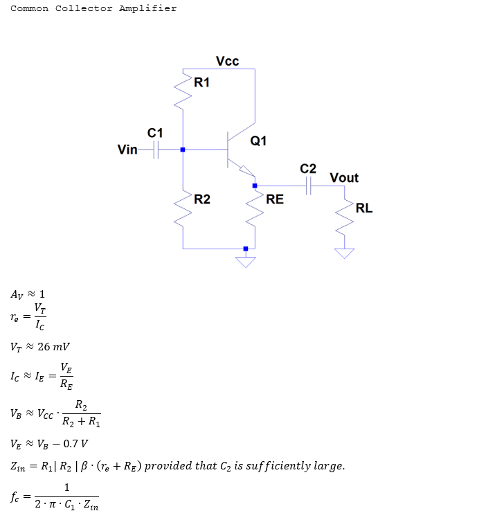 Solved • Design a CC amplifier to meet the following | Chegg.com