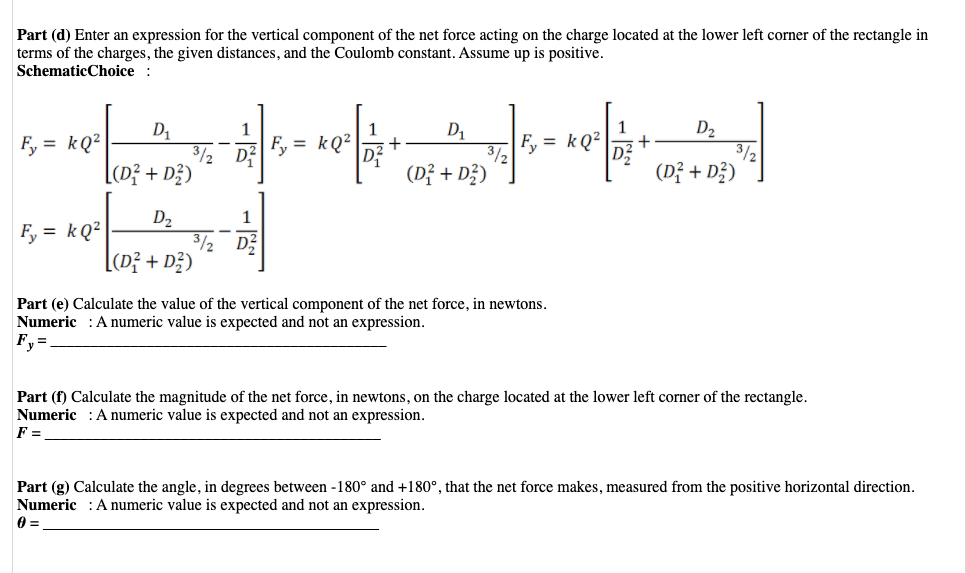 Solved Problem 5: Four point charges of equal magnitude Q = | Chegg.com ...