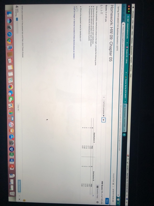 Solved A. compute the expected value for each distribution | Chegg.com