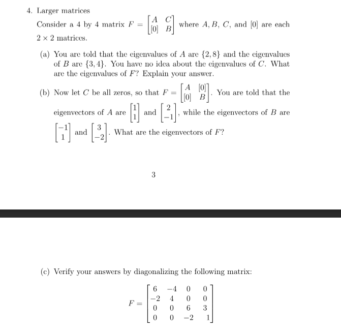 Solved Prove that for a matrix with entries in F[λ] (or