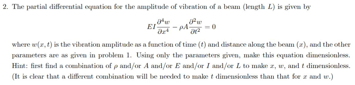 Solved 2. The partial differential equation for the | Chegg.com