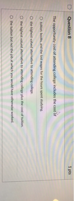Solved D Question 6 1 pts Which of the following is NOT an | Chegg.com