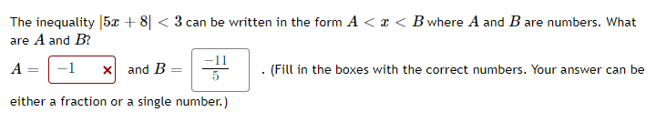 Solved The Inequality 15x +8