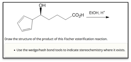 Solved Draw the structure of the product of this Fischer | Chegg.com