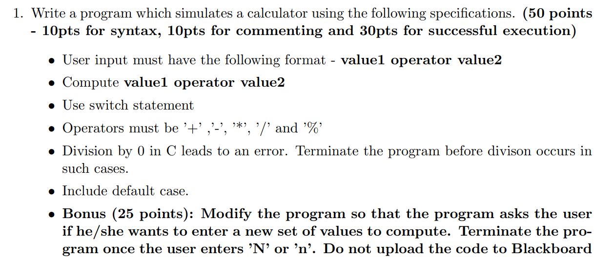 Solved please code this in C already have the question done | Chegg.com