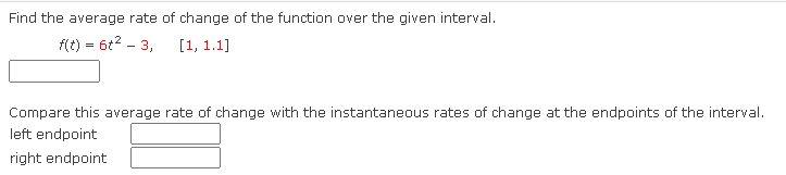 Solved Find the average rate of change of the function over | Chegg.com