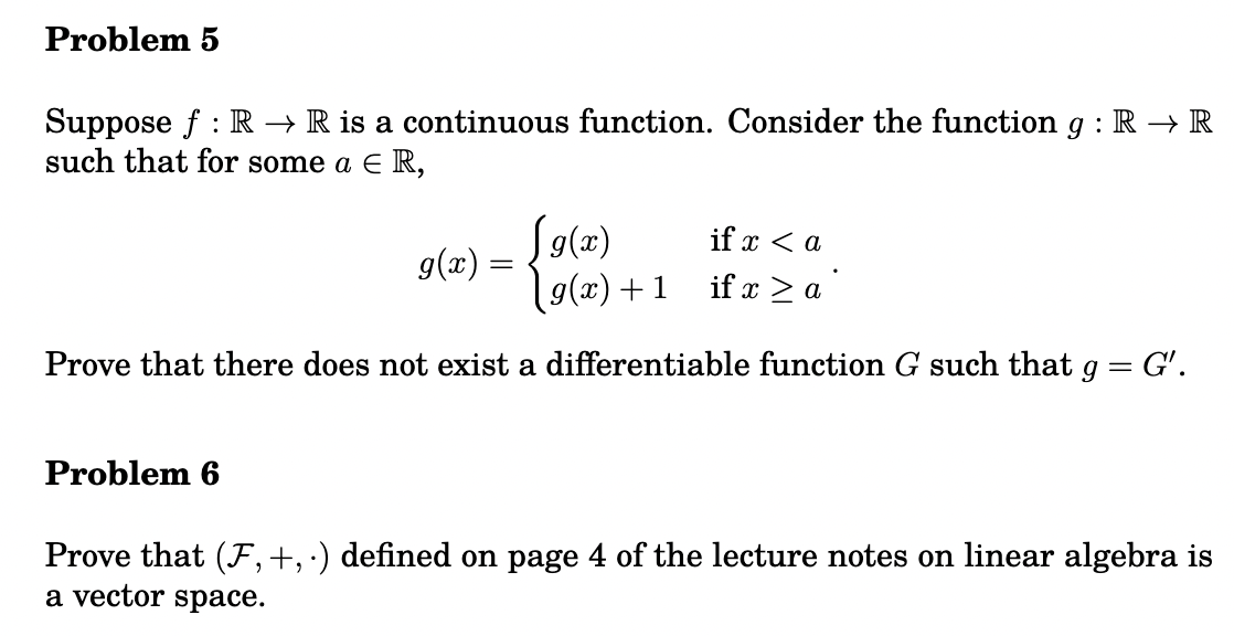 Solved Suppose f:R→R is a continuous function. Consider the | Chegg.com