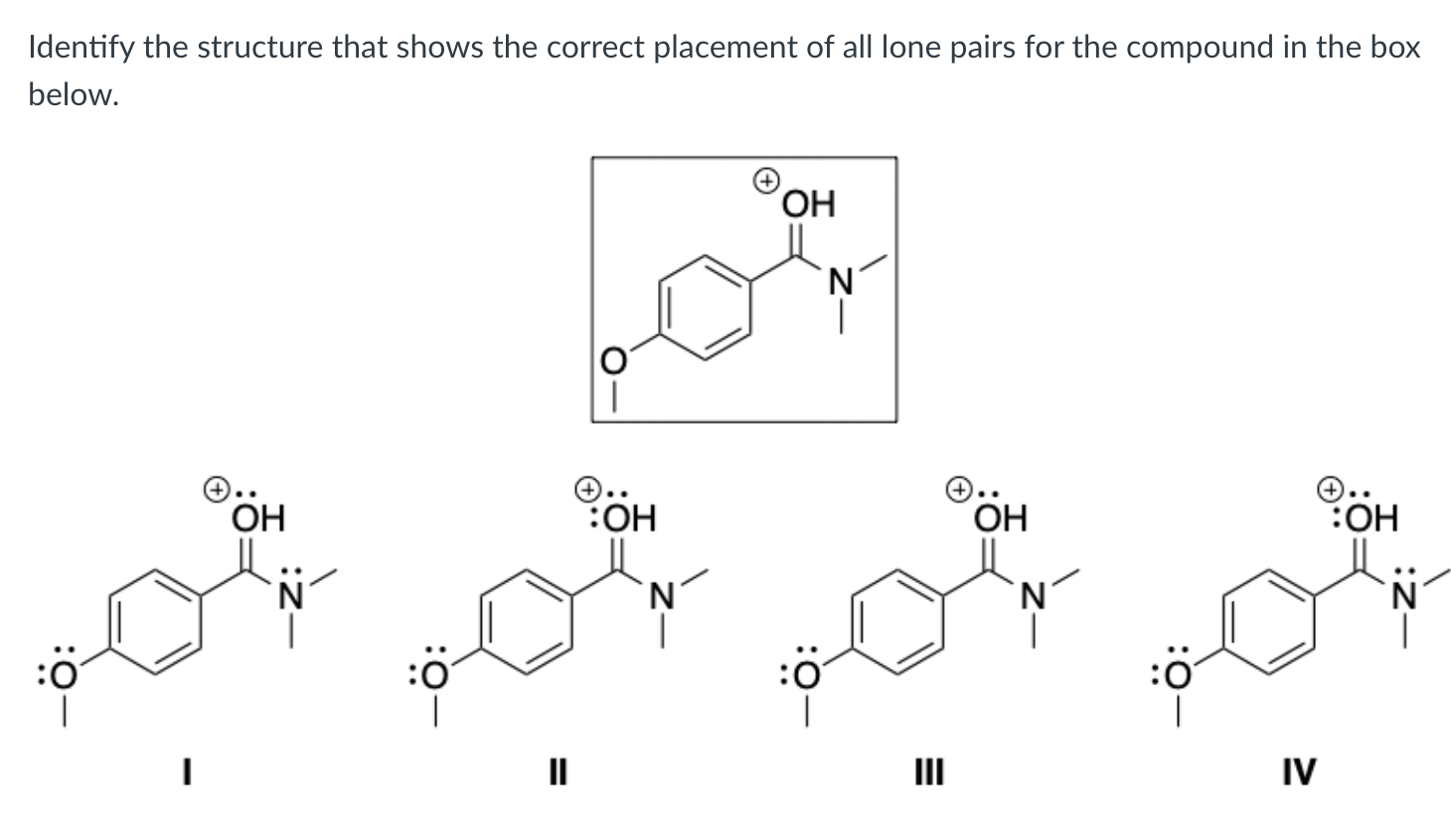 Solved Identify the structure that shows the correct | Chegg.com