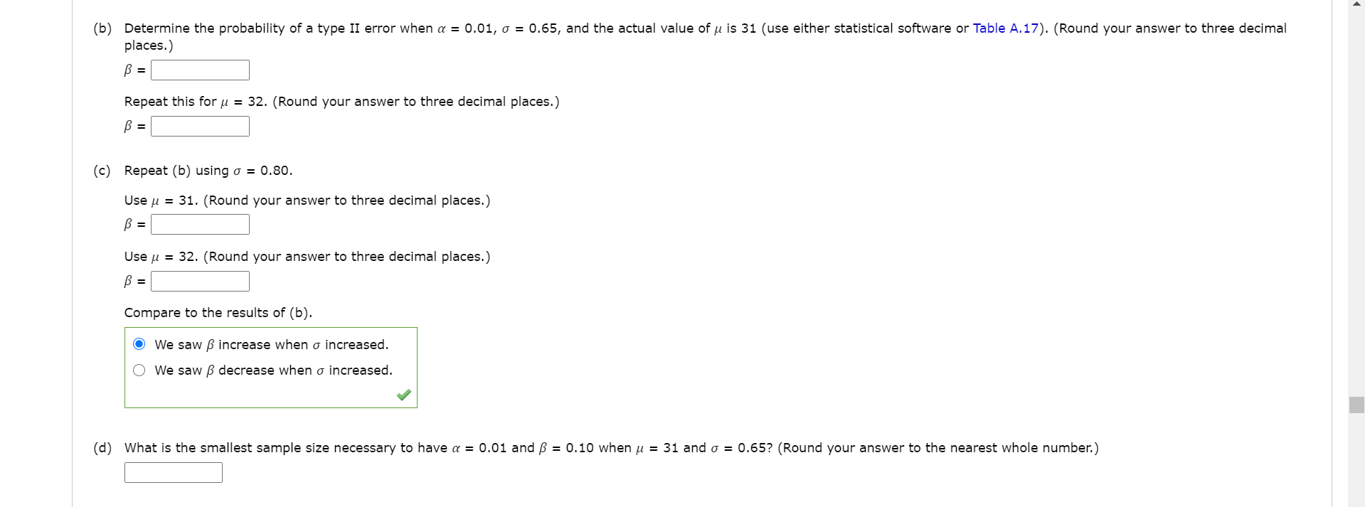 Solved The Following Observations Are On Stopping Distanc Chegg Com