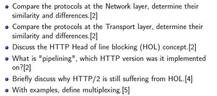 Solved • Compare The Protocols At The Network Layer, | Chegg.com