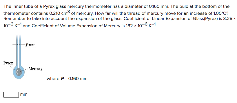 Thermometer contains clearance