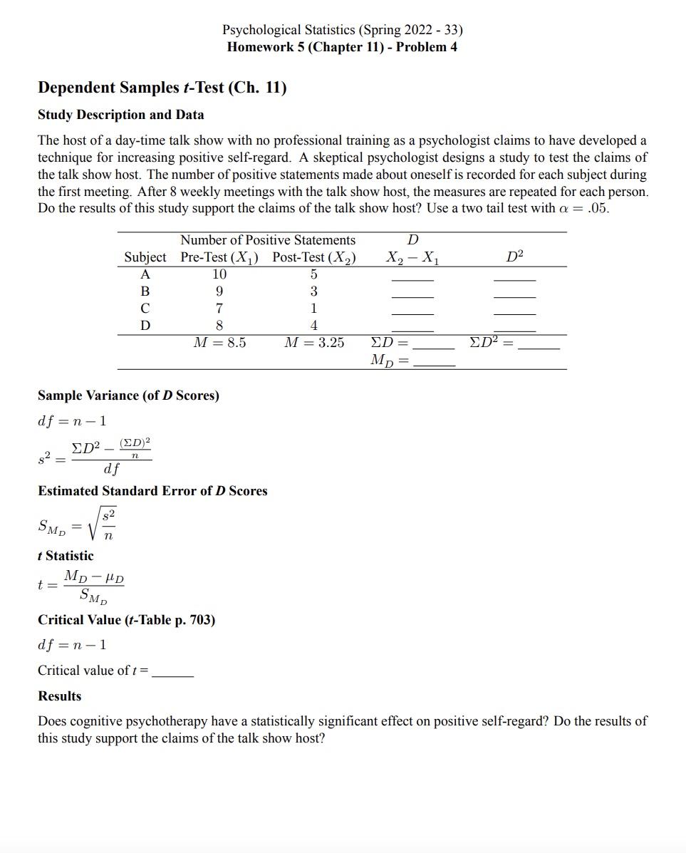 homework statistics 2022