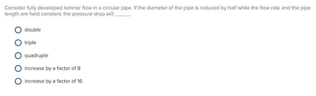 Solved For a fully developed turbulent flow in a tube, the | Chegg.com