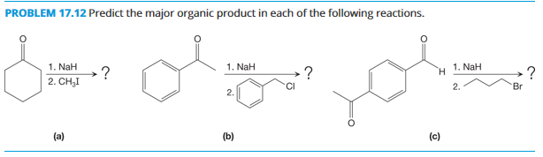 Solved PROBLEM 17.12 Predict the major organic product in | Chegg.com