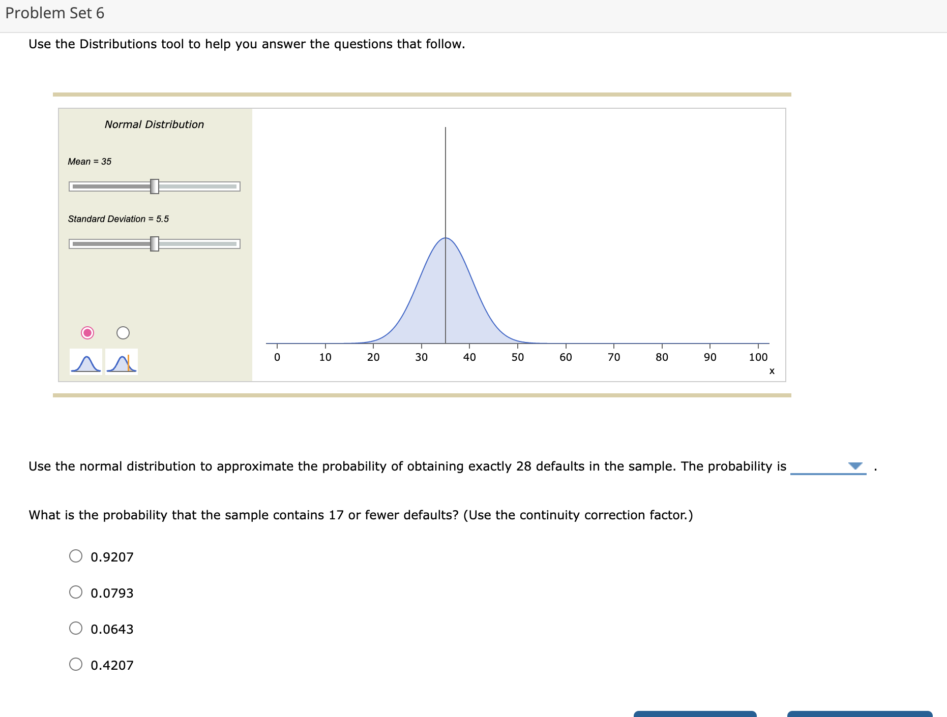Solved 5 . Using the normal distribution to approximate | Chegg.com