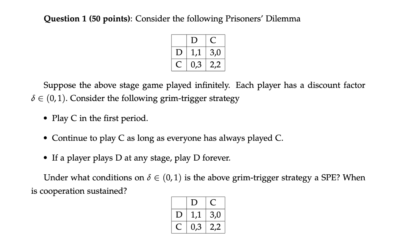 Solved Question 1 (50 Points): Consider The Following | Chegg.com