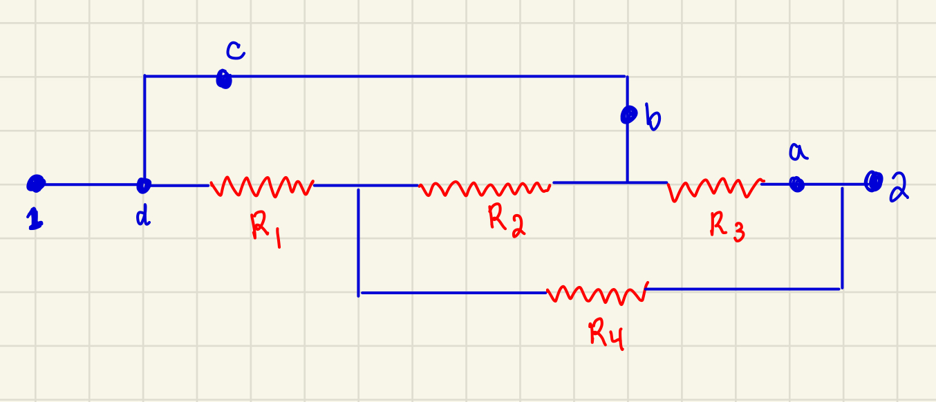 Solved Four identical resistors are connected to a battery