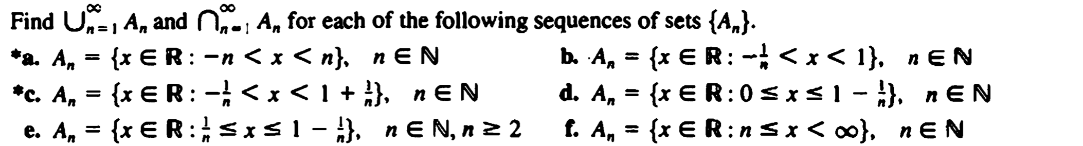 Solved Find Um, An and nonc, An for each of the following | Chegg.com