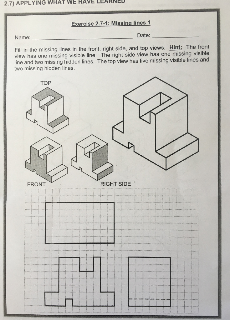 Solved 2.7) APPLYING WHAT WE HAVE LEARNED Exercise 2.7-1: | Chegg.com