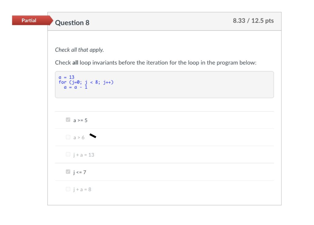 Solved Partial Question Pts Check All That Chegg Com