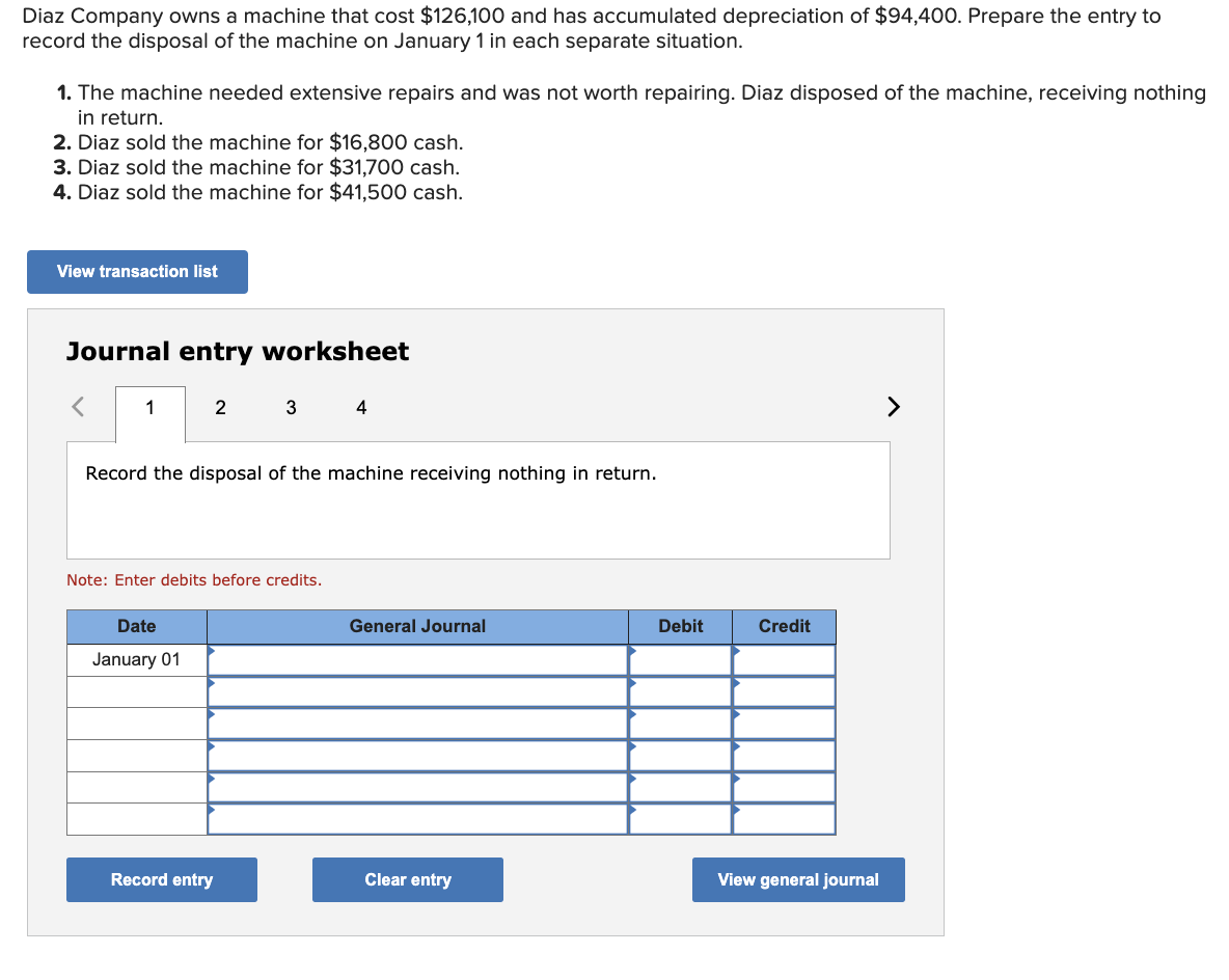 Solved Journal Entry Worksheet Record The Sale Of The | Chegg.com