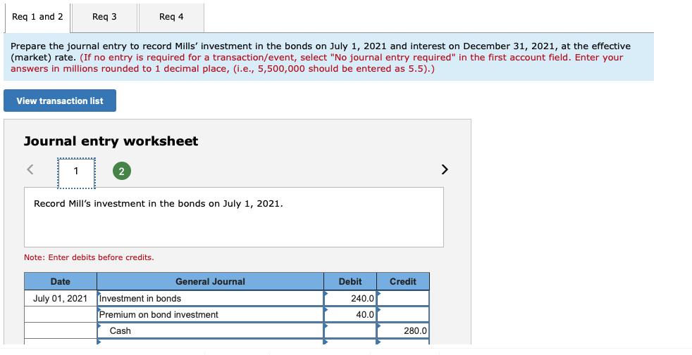 Solved Mills Corporation acquired as a longterm investment