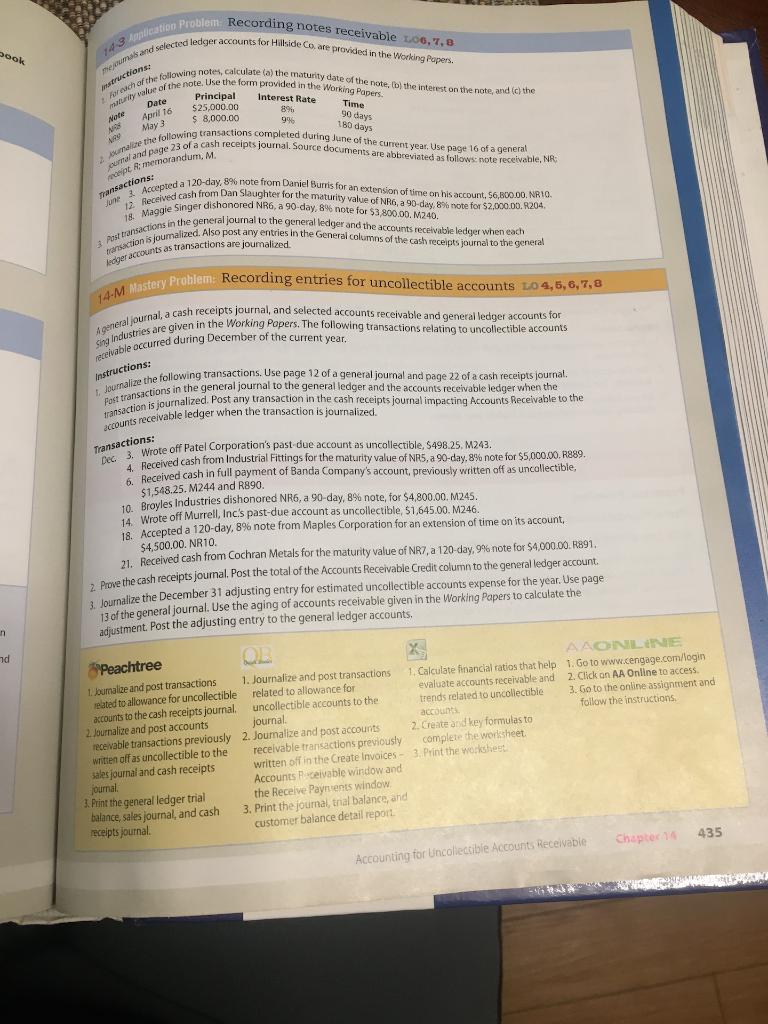 14-M MASTERY PROBLEM (LO4, 5, 6, 7, 8), p. 435 | Chegg.com
