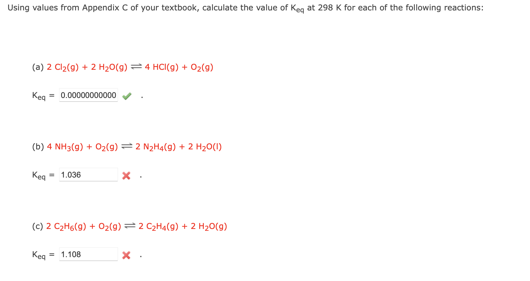 Solved Using values from Appendix C of your textbook Chegg