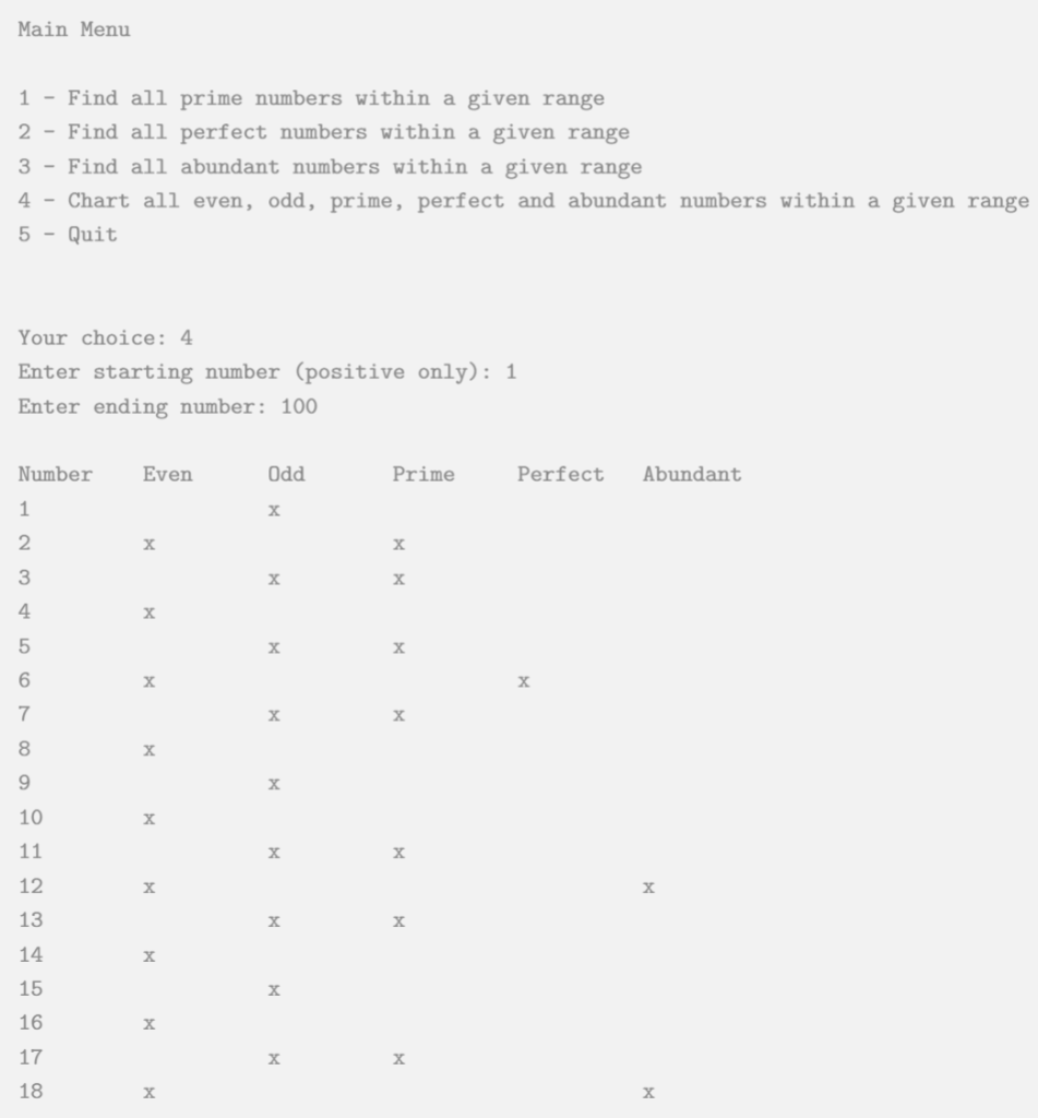 Solved In Python, I need to understand how to do Choice 4 in | Chegg.com