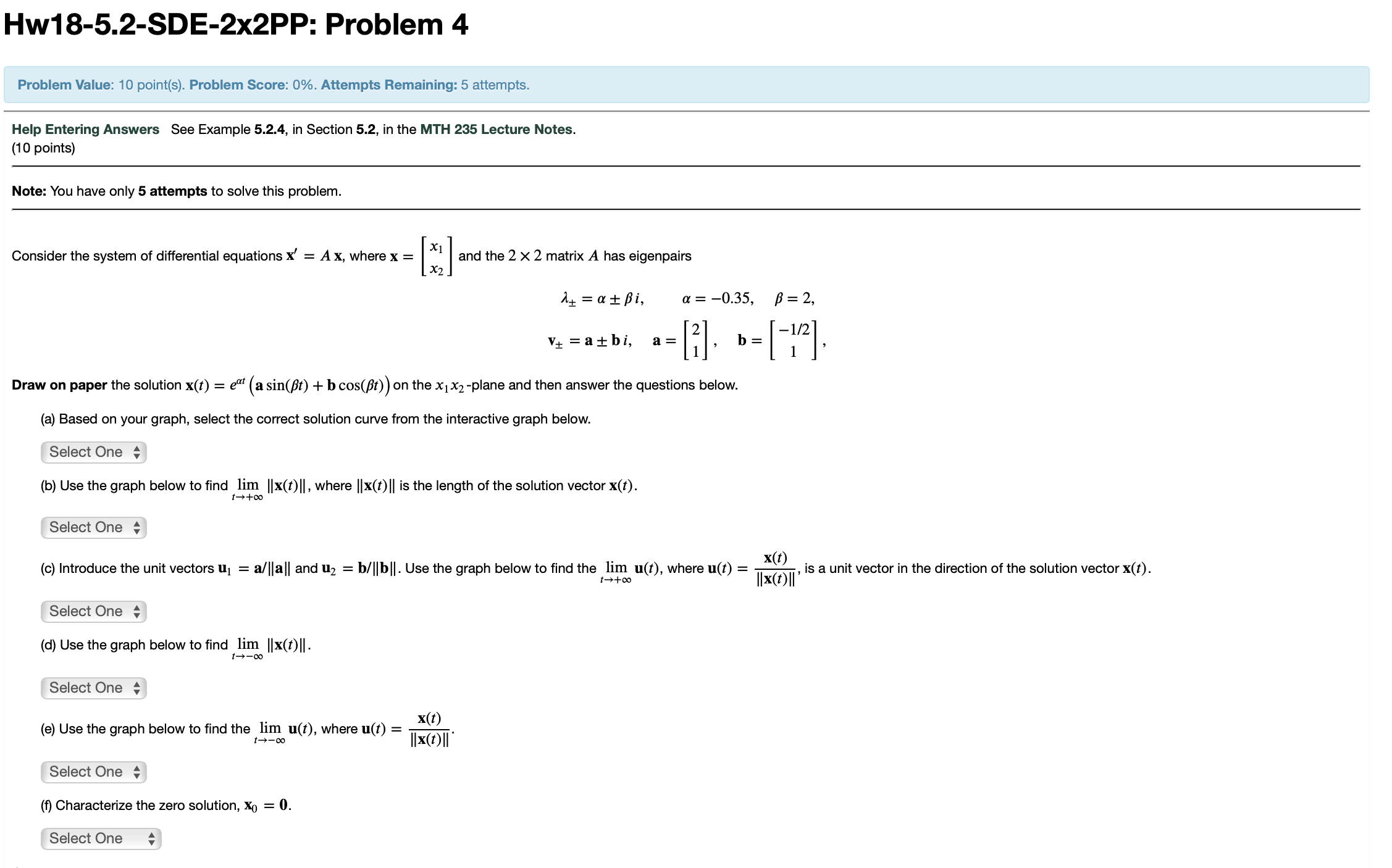 Solved Help Entering Answers See Example 5.2.4, in Section | Chegg.com