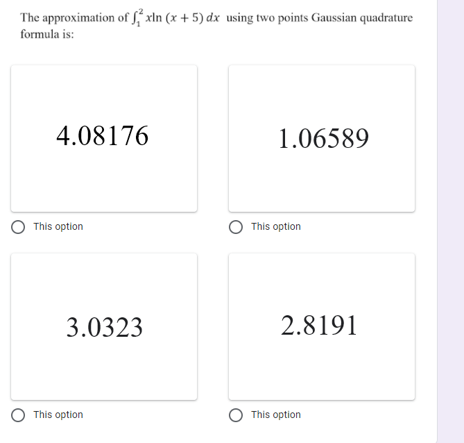 Solved Find A, B And C So That The Quadrature Formula Has | Chegg.com