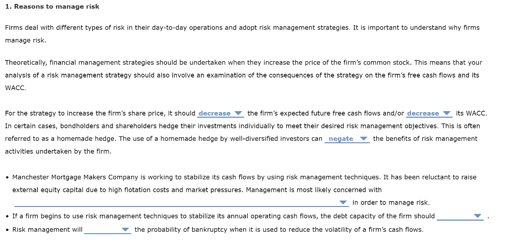 Options for the blank: First two blanks: | Chegg.com