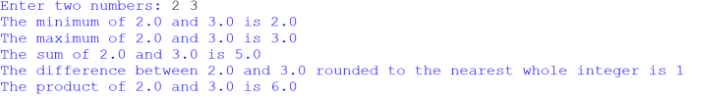 Solved Create a Python program that reads two numbers at one | Chegg.com