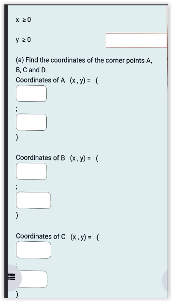 Solved Use the linear programming diagram below to answer | Chegg.com