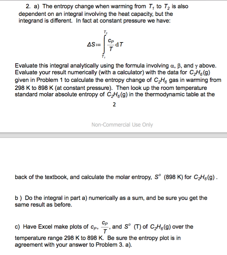 absolute entropy formula