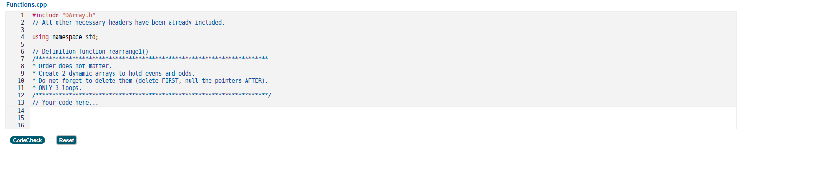 Solved For this lab, you will need to implement two | Chegg.com