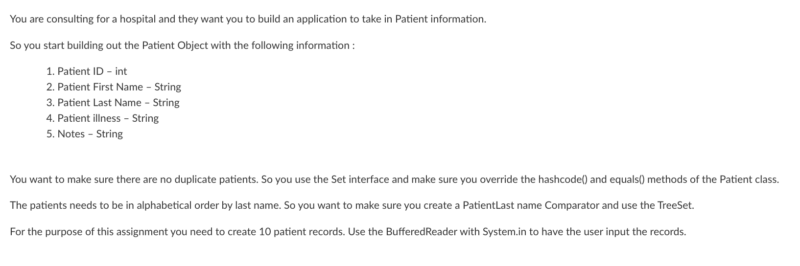 Solved Create a HashMap with a Integer Key and and a String