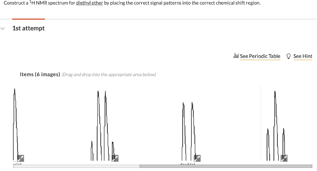 Solved: Construct A 1H NMR Spectrum For Diethyl Ether By P... | Chegg.com