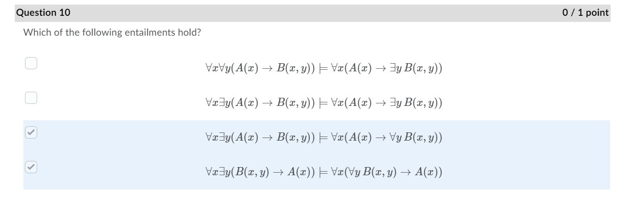 Question 10 0 1 Point Which Of The Following Ent Chegg Com