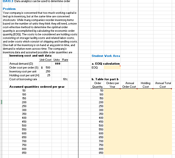 Instructions c. Chart for part c There are four parts | Chegg.com