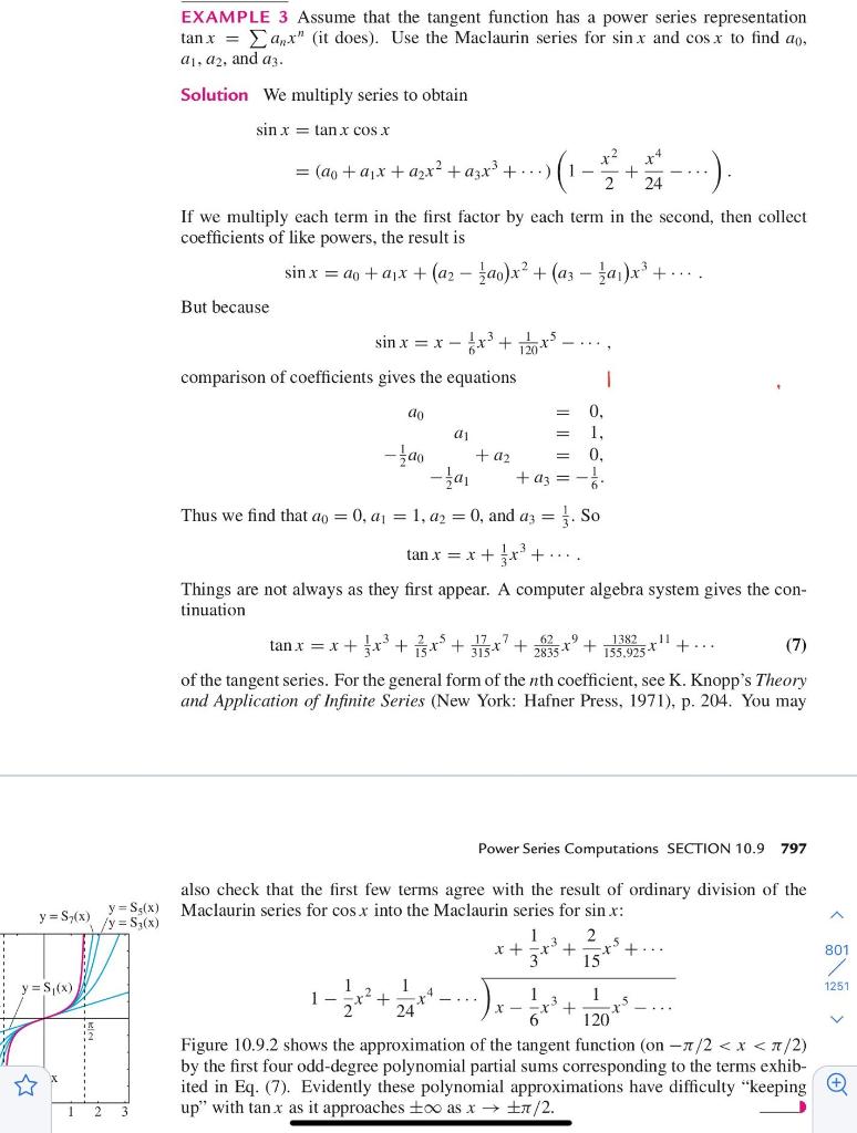 Solved Use the method of Example 3 to show that 1 7 1+ x2 + | Chegg.com