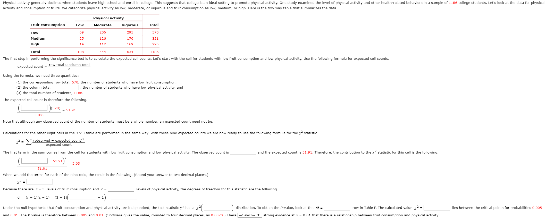 Solved Physical activity generally declines when students | Chegg.com
