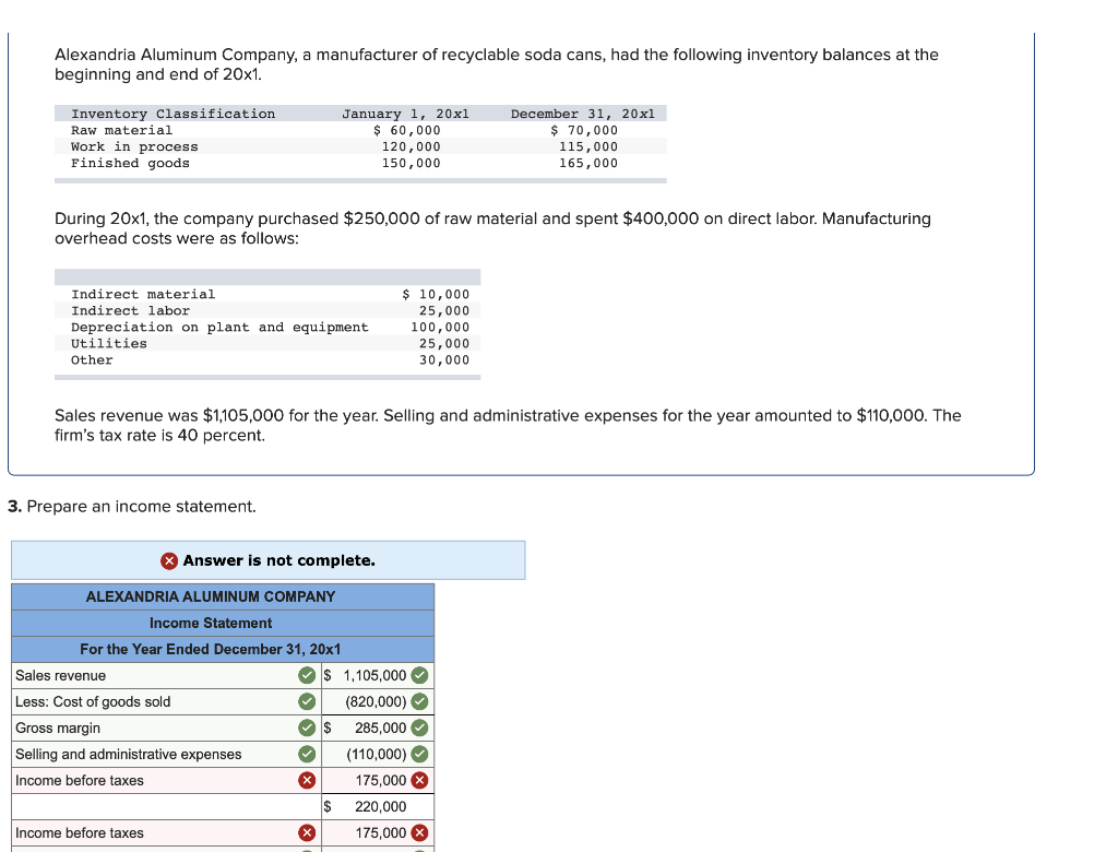 solved-alexandria-aluminum-company-a-manufacturer-of-chegg