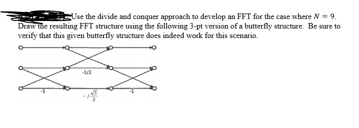 Solved Use the divide and conquer approach to develop an FFT | Chegg.com