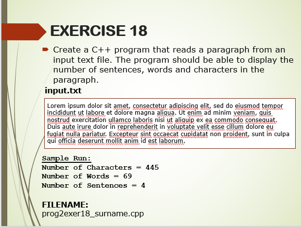 Solved Exercise 18 Create A C Program That Reads A 3679