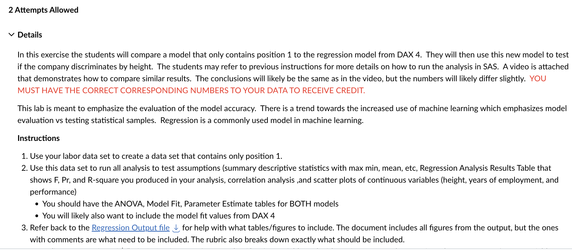 Solved Details In this exercise the students will compare a | Chegg.com